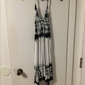 Elan - Tie Dye Swimsuit Cover / Halter Dress